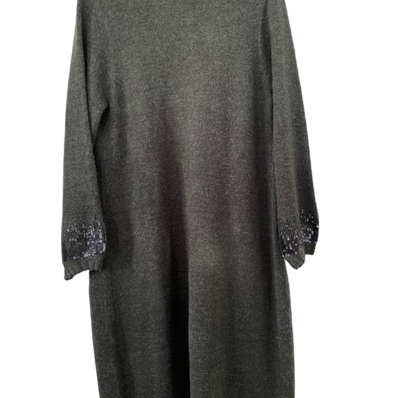 Torrid Cardigan Duster Open Front Gray Long Sweater with Pockets Size 0 L 12 - Picture 5 of 7